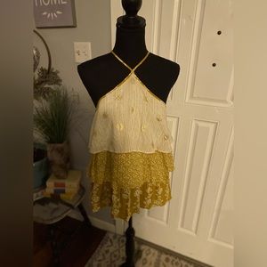 Lauren Conrad tiered ruffle blouse